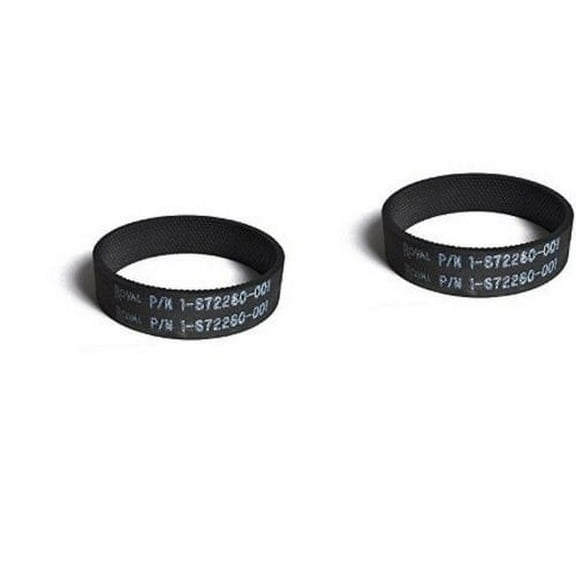 Royal Metal Upright Vacuum Cleaner Knurled Belts 2 Pk Part - 1672260001