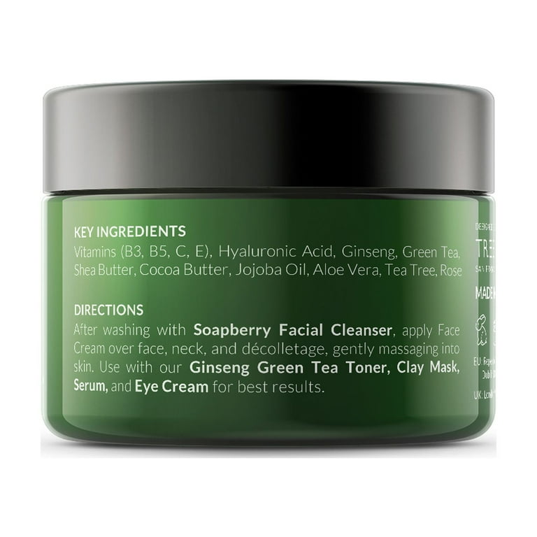 Tree To Tub Hydrating Face Moisturizer, Water-Based Hyaluronic