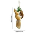 thumbnail image 3 of NWOKYZGH 1Pc forest Animals Ornaments Woodland Animal Faux Fur Plush Xmas Tree Hanging Ornaments Family Educational Playset for Gift Christmas Birthday Party Supplies, 3 of 8