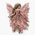 thumbnail image 2 of CHJK Wegodal Fairy Patchwork DIY, Fun Flower Fairies Patchwork Sewing Kit, Patchwork Set with Fabric Winged Elf Doll DIY Project for Beginners, Handmade Decor Gift, Pink, 2 of 6