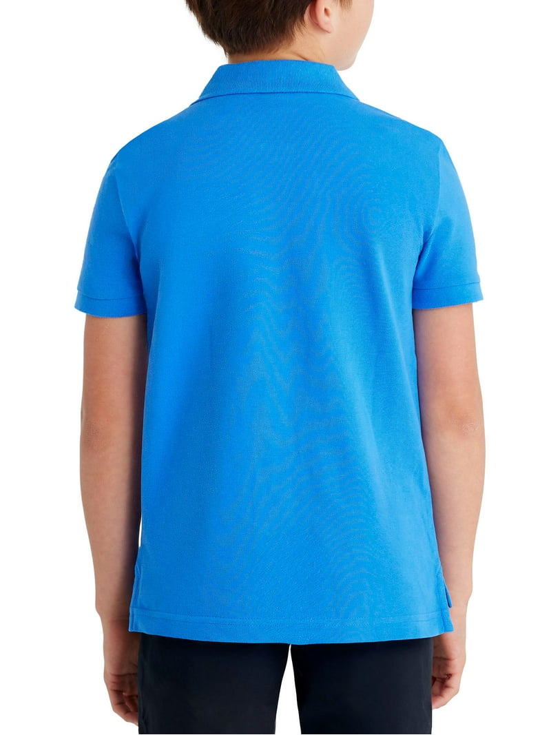 U.S. Polo Assn. Boys Short Sleeve Pique Polo Shirt, Sizes 4-18
