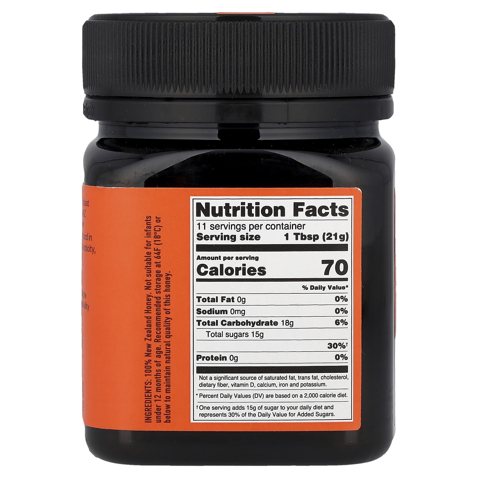 Egmont Honey Manuka Honey, Raw & Unpasteurized, UMF™ 16+, MGO 575+, 8.8 oz (250 g)