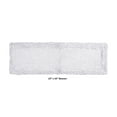 thumbnail image 3 of Better Trends 20" x 60" Bathroom Runner Mat, 100% Cotton Non-Slip Bath Rug, Water Absorbent, Machine Washable for Bathroom and Shower Use, White Shaggy Border Collection, 3 of 6