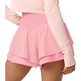 thumbnail image 2 of Summer High Waist Women Active Sport Casual Shorts Ruffle Pants, 2 of 5