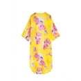 thumbnail image 4 of Qiylii Women's Beach Cover Up Smock, Flower/Sailboat Printing Long Sleeve Ultra-Thin Swimwear Long Cardigan, 4 of 7