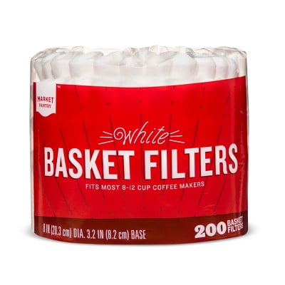 White Coffee Filters - 200ct - Market Pantry&trade;