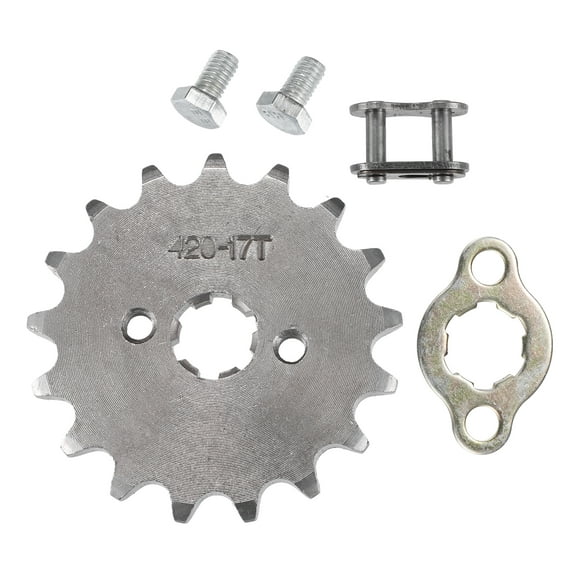 1 Set 420 17T 17mm Motorcycle Front Engine Sprocket for 50cc 70cc 90cc 110cc 125cc Dirt Pit Bike