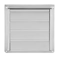 thumbnail image 1 of TICFOX Grille D'aération, Grille De Conduit D'aération Murale en Acier Inoxydable De 95 Mm, Sortie De Ventilateur Carrée, Extracteur De Sèche-Linge, Argent, 1 of 14