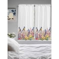 thumbnail image 3 of Bedroom Curtains 63 Inches length, Spring Floral Window Treatment Curtain Drapes, Summer Birds Botanical Fence Rod Pocket Curtain Panels for Living Room Kitchen, 42"x63", 2 Panels, 3 of 7