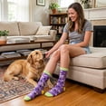 thumbnail image 6 of Women's Best Dog Mom Ever Socks Funny Mothers Day Pet Puppy Animal Lover Graphic Novelty Footwear, 6 of 9
