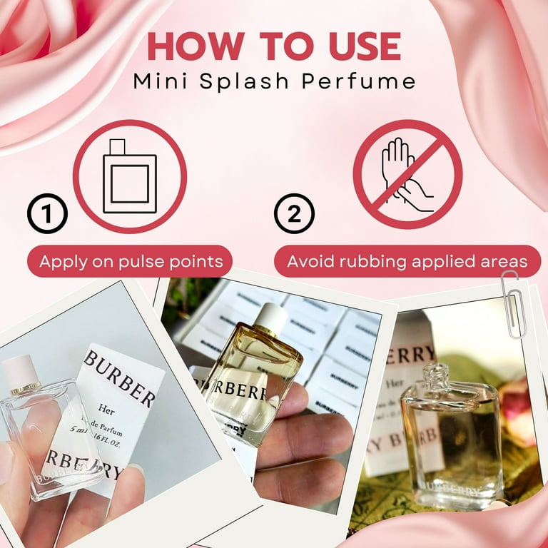 Burberry Mini Perfume Set, Her 4 Piece Gift Set, 0.16 oz London