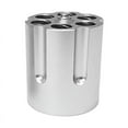 thumbnail image 2 of Cylinder Pen Holder Revolver Pen Holder with 6 Slots Pen Pencil Holder Cylinder Design Heavy Duty Non-Slip Aluminum Office, 2 of 6