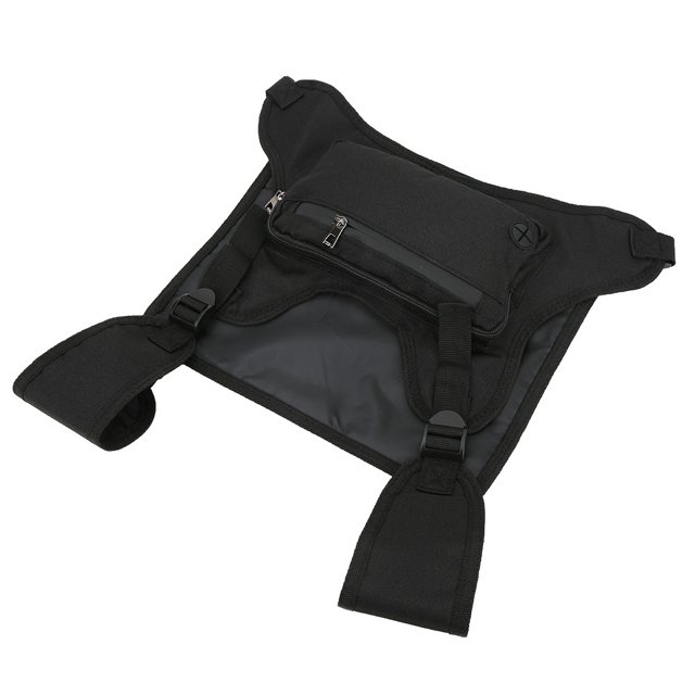 Bolsa De Pecho, Bolsa De Chaleco De Fitness, Mochila De Pecho, Mochila De Pecho Táctica Para Correr Para Andar En Bicicleta Anggrek negro
