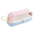 thumbnail image 2 of Estuche cilíndrico para lápices, bolsa de almacenamiento con cremallera de gran capacidad, ideal para material escolar, perfecto para dormitorios, tela de alta calidad, diseño plegable,, 2 of 7