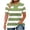 Green, variant on Vmvidoty Womens Summer Short Sleeve Shirts 2026 Fashion Plus Size V Neck Outfits Clothes L-5XL Going Out Tops for Women Army Green 3XL