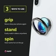 thumbnail image 3 of Numi Fidget Spinner Phone Ring Holder & Stand, Blue, 3 of 7
