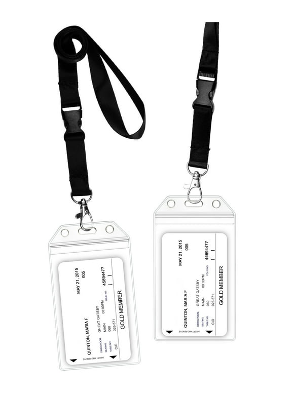 ID Badge Holders in Name Badges & Lanyards - Walmart.com