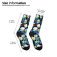 thumbnail image 5 of Alien Invader Zim Gir Adult Socks Breathable Cozy Soft Crew Socks Novelty Casual Calf Stockings For Men Women, 5 of 8
