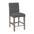 thumbnail image 3 of CorLiving Laura Fabric Upholstered Counter Height Bar Stools with High Backs – High Back Island Chairs, Kitchen Stools, Countertop Barstools, and Counter Chairs for Breakfast Bar, 3 of 8