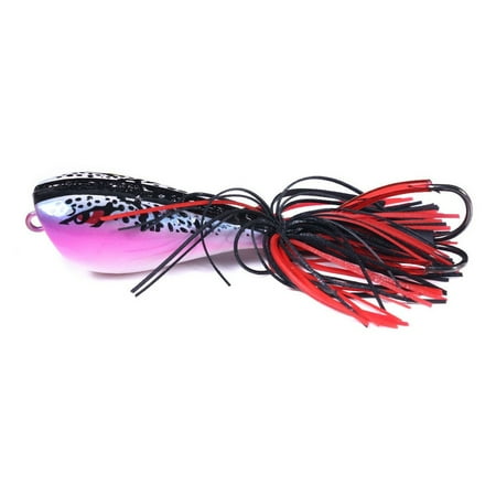 Topwater Frogs Lures Artificial Soft Fishing Lure Freshwater Saltwater Soft Bait 7