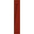 thumbnail image 5 of Ekena Millwork 10 3/4"W x 37"H True Fit PVC Two Board Joined Board-n-Batten Shutters w/Z-Bar, Fire Red (Per Pair - Hardware Not Included), 5 of 8