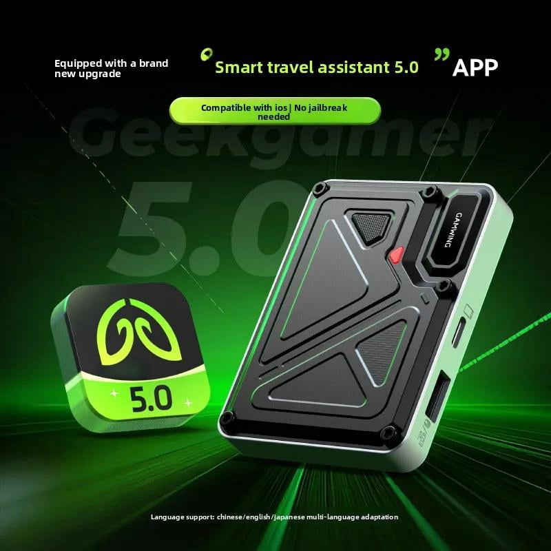 Xuanji 2 iOS Gaming Mouse & Keyboard Adapter, 1000Hz Polling Rate, No Jailbreak Required, with Anti-Recoil & Custom Keys for PUBG Mobile, Call of Duty Mobile, VALORANT, Delta Force & More