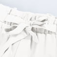 thumbnail image 4 of MKLEKYY Pantalones Cortos Casuales de Cintura Alta con Bolsillos y Lazo Elegantes para Mujer, 4 of 4