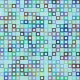 thumbnail image 1 of Ahgly Company Indoor Square Patterned Tron Blue Area Rugs, 4' Square, 1 of 6