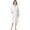 White, variant on Lightweight Robes for Men and Women – Soft Breathable Knitted Summer Bathrobe with Pockets, Short Sauna Spa Robe for Home, Travel & Lounge, One Size Fits Most, Pink