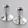 thumbnail image 4 of Sufanic 2Pcs Taper Candle Holders Traditional Shape Fits Standard Candlestick,Silver, 4 of 8