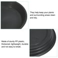 thumbnail image 3 of Unique Bargains Plant Saucers 10.6 Inch, 6 Pack Round Plastic Flower Pot Plant Tray, Gray, 3 of 5