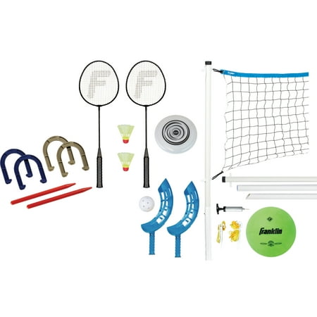 Franklin Sports 5 Game Set - Outdoor Lawn + Beach Games Set
