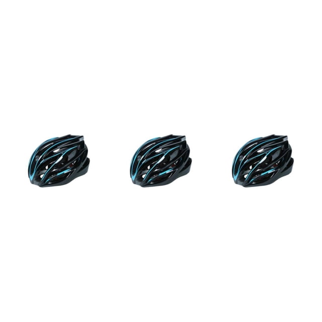 Eigraketly Casco de seguridad ligero y ajustable para ciclismo fabricado con PC y cascos de ciclismo EPS transpirable azul-negro tamaño libre Type1 NO1