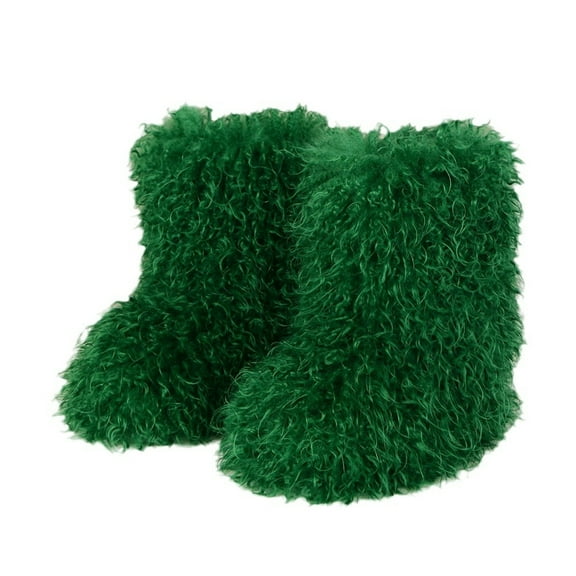 Winter Mongolian Faux Fur Mid-Calf Snow Boots for Women - Warm and Stylish Winter Footwear