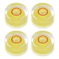 thumbnail image 1 of Unique Bargains 4 Packs Round Bubble Level 12x6mm Mini Circular Bullseye Spirit Levels for Leveling Camera Tripod Telescope, Yellow, 1 of 6