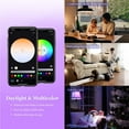 thumbnail image 2 of EIMELI WiFi & Bluetooth Ampoules Intelligentes avec Télécommande E26 LED Couleur Changeante Ampoule RGB + Lumière Blanche Chaude à Froide Dimmable Travail d'Éclairage Intelligent à la Maison avec Alexa Assistant (Pack de, 2 of 10
