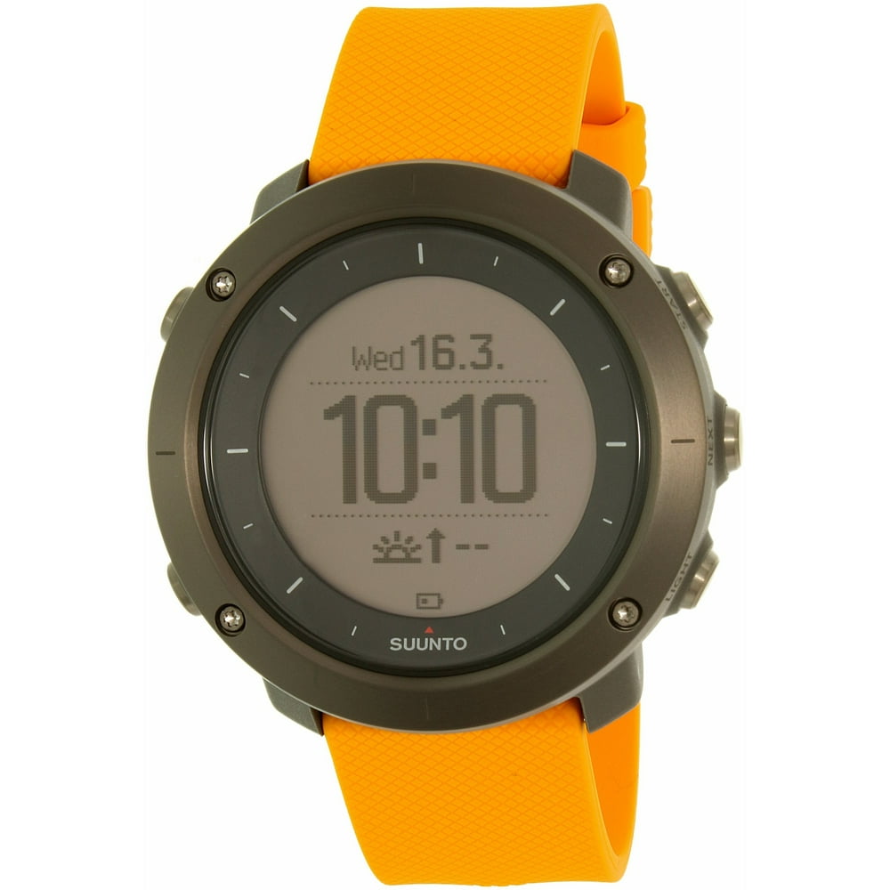 Suunto Men's Traverse SS021844000 Orange Silicone Quartz Sport Watch