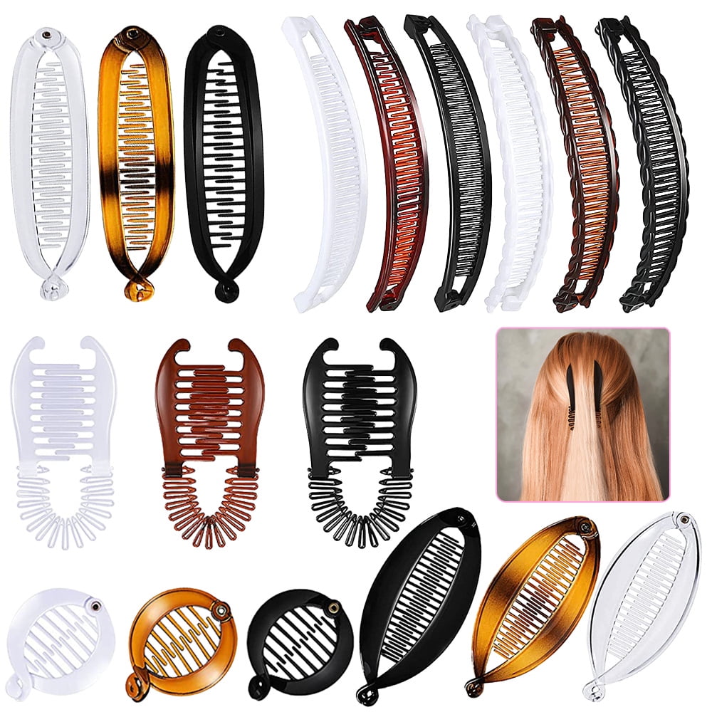 Non-slip Fish Shaped Hair Claw Clips For Women And Girls - Big Metal  Fishbone Hair Jaw Clamps For Secure Hair Styling And Accessories - Temu