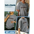thumbnail image 5 of AllAreN Dad Shirt Best Grandpa in the World T-Shirts for Dad Cotton Fashion T-Shirts for Dad, 5 of 7