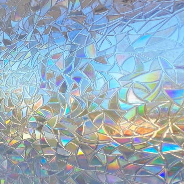 Película de privacidad para el hogar y la oficina, vinilo decorativo 3D para ventanas con calcomanías de vitrales, calcomanía estática para ventanas, protección de privacidad para puertas de