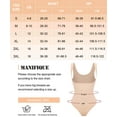 MANIFIQUE 2 Packs Thong Bodysuit for Women Tummy Control Shapewear