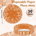 thumbnail image 2 of Tarklanda Paquete de 50 Mantelitos de Papel Naranja con Eucalipto 34 cm, 2 of 8