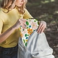 thumbnail image 5 of FORMRS 15"-15.6" Laptop Sleeve Protective Case Soft Carrying Quilted Computer Bag Cover, Retro Orange Floral, 5 of 7