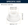 thumbnail image 3 of Unique Bargains 6 Pcs White Plug Holes, T21 Rubber Button Plug for 20mm/0.79' Hole, 3 of 6