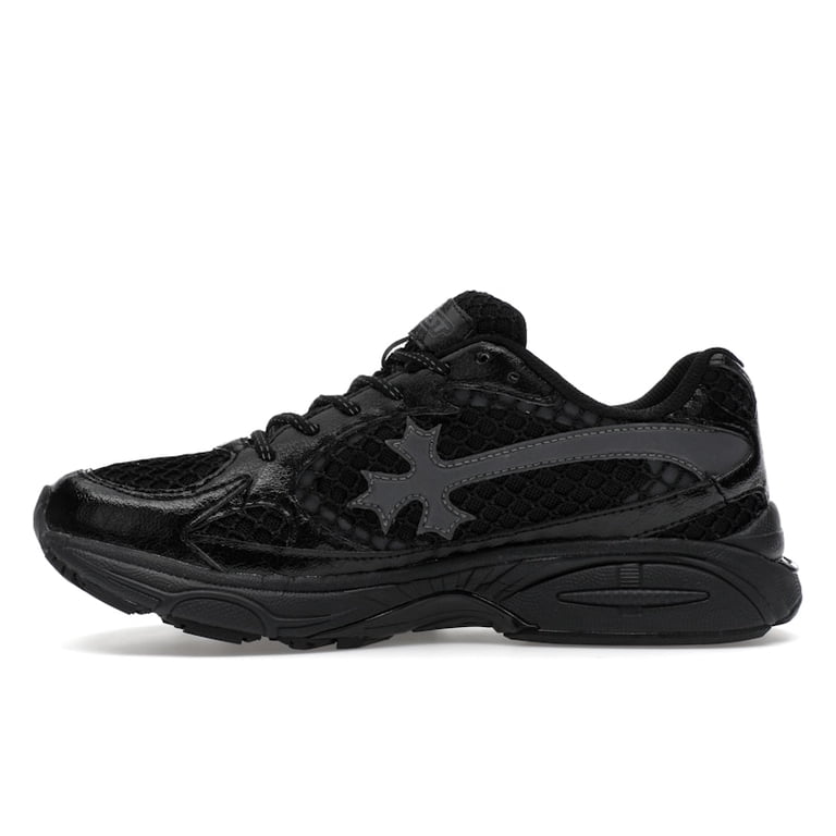 Bravest Studios Men's Kross Kountry Runner Triple Black Shoes
