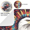 thumbnail image 2 of Yayeee Dish Drying Mat for Kitchen Counter 16"x18" Microfiber Absorbent Pad, Brown Abstract Eagle, 2 of 7
