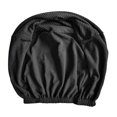 thumbnail image 4 of Foot Stool Cover Foot Stool Slipcover for Living Room High Stretch Polyester Soft Furniture Protector Washable Footrest Cover Black, 4 of 8