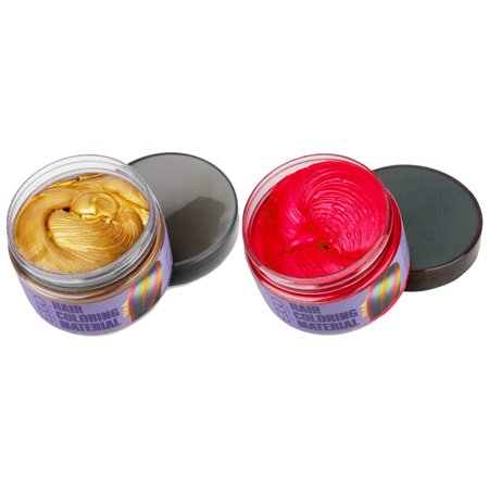 Ezgo Hair Wax 2 Colors Kit Temporary Hair Coloring Styling Cream