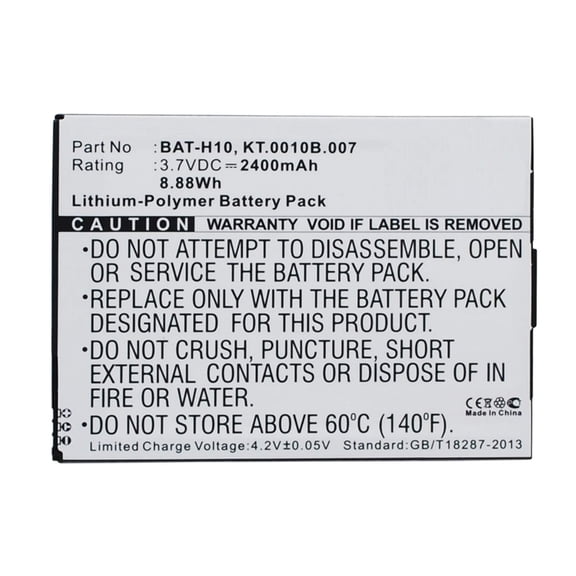 Batteries N Accessories BNA-WB-P3023 Cell Phone Battery - Li-Pol, 3.7V, 2400 mAh, Ultra High Capacity Battery - Replacement for Acer BAT-H10 Battery