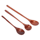 thumbnail image 3 of 18 piezas de cucharas de madera para servir en la cocina, cucharas de sopa de mango largo, cucharas de degustación para comer, mezclar y revolver, 3 of 8
